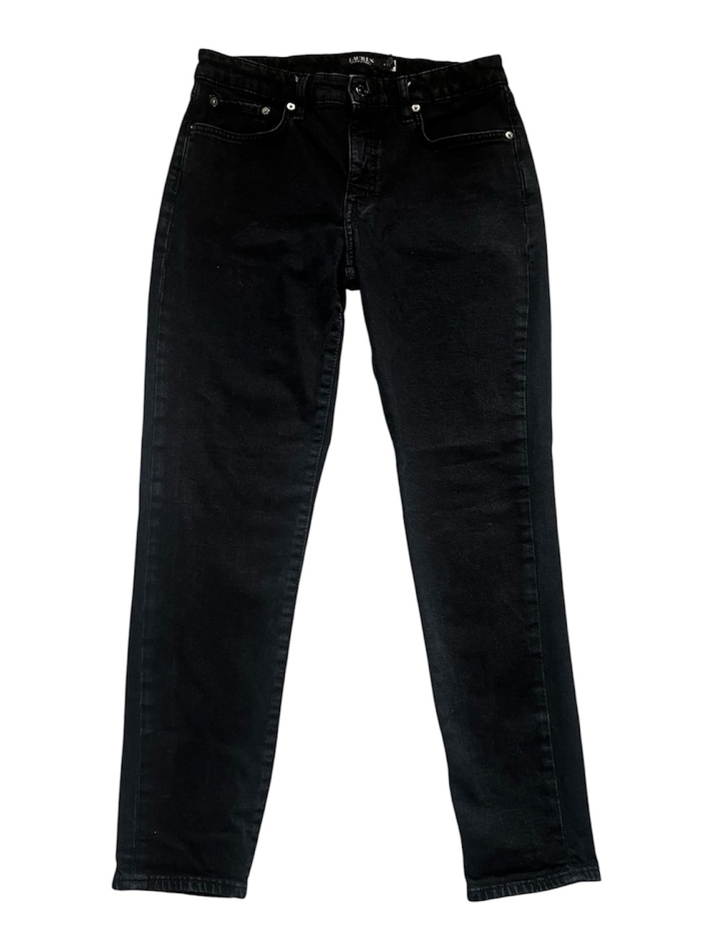 Ralph Lauren Black label Mid Rise Skinny Curvy  Jeans in black